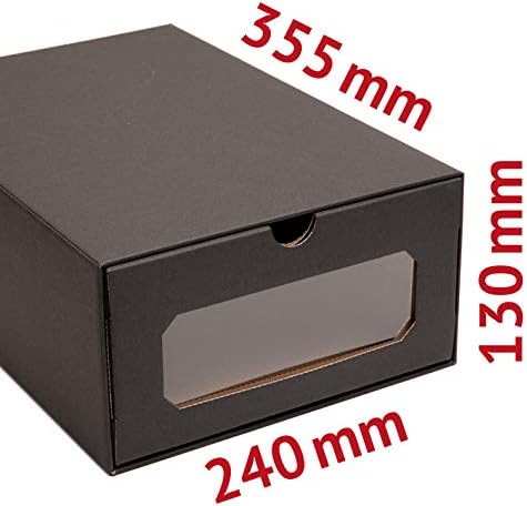 20 x PresentFill® Aufbewahrungsbox Weiss Schuhbox Schuhkiste Schuhschachtel Schuhkarton Ordnungsboxe