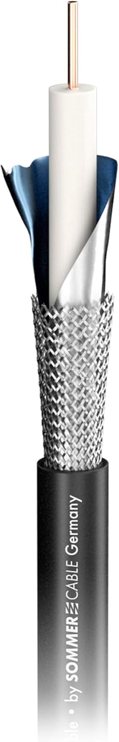 Sommer Cable Video-Patchkabel 3G-SDI/HD-SDI (HDTV) SC-Vector 0.8/3.7, BNC/BNC NBNC75BLP9 NEUTRIK sch