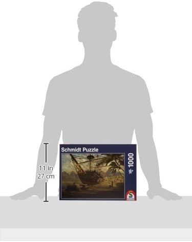 Schmidt Spiele 58183 Schiff vor Anker, 1000 Teile Puzzle