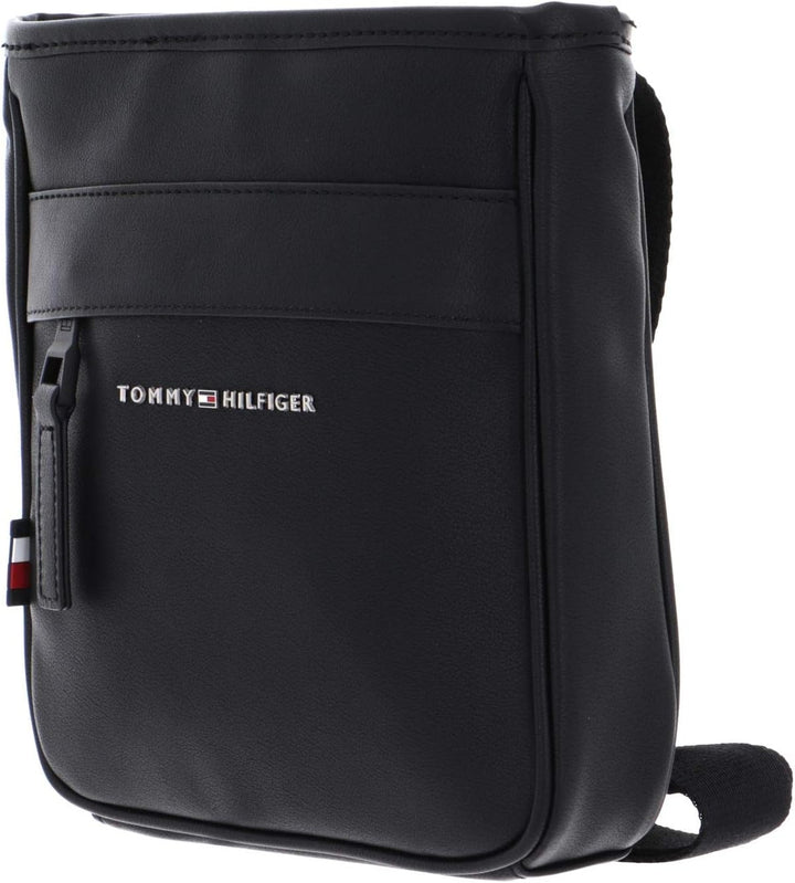 Tommy Hilfiger ELEVATED PU MINI CROSSOVER, Taschen, Herren Einheitsgrösse Schwarz, Einheitsgrösse Sc