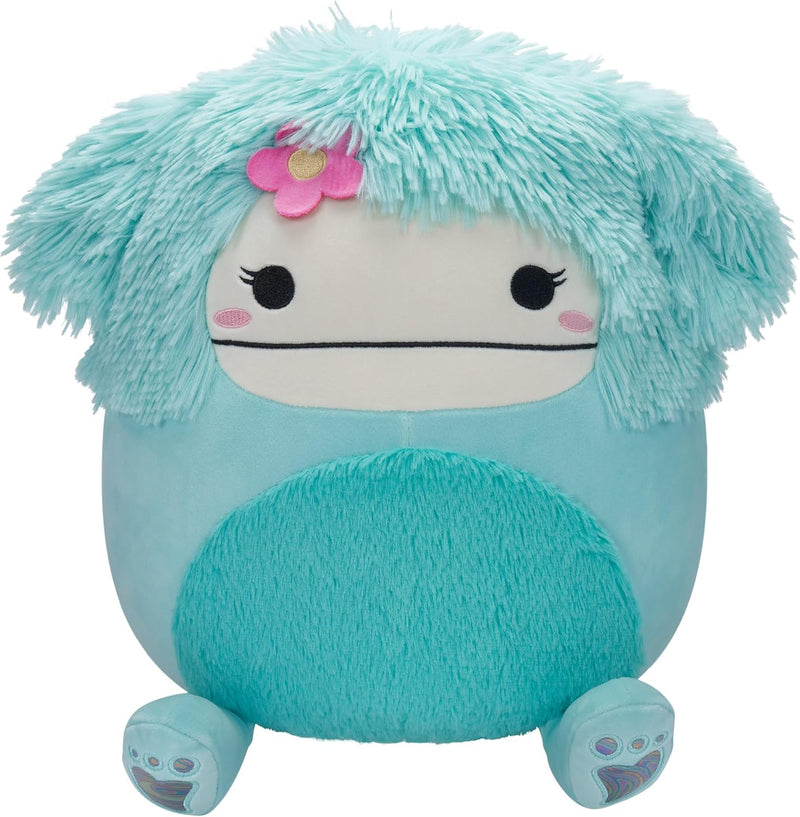 Squishmallows SQCR02404 - Joelle der türkise Bigfoot 30 cm, offizielles Kelly Toys Plüsch, superweic