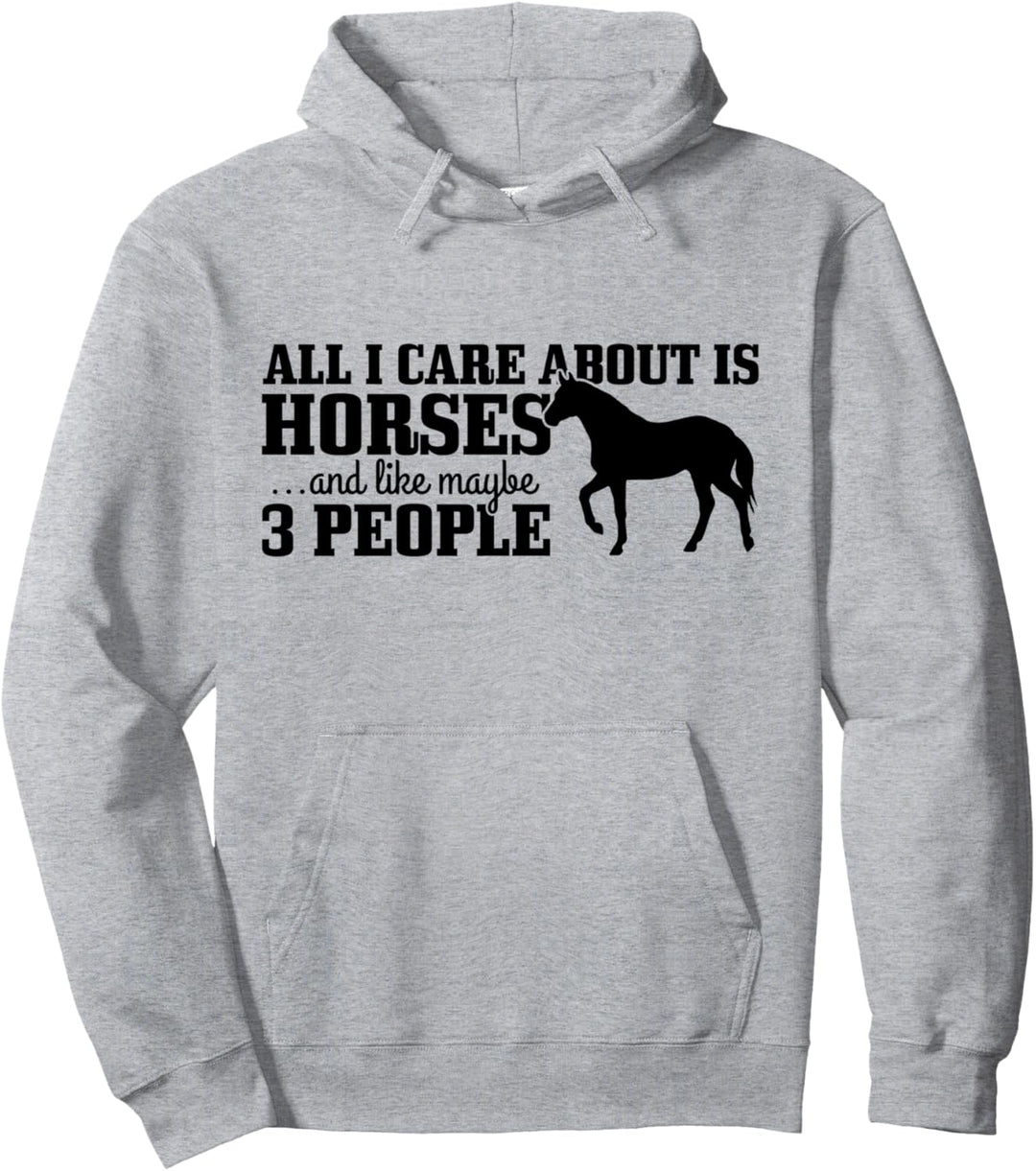 Pferd Reiten Reiterin Geschenk Pullover Hoodie
