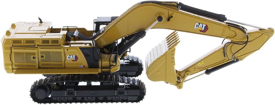 Diecast Masters Caterpillar Bagger mit extra Werkzeuge Cat 395 GP, Massstab 1:50, ca. 8,9 x 11,4 x 2