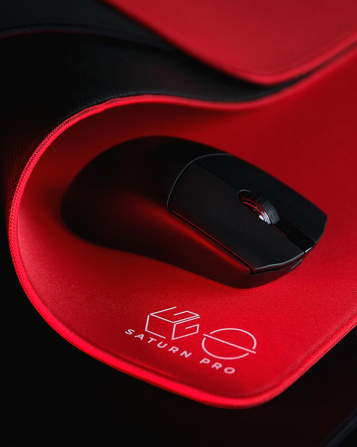 Lethal Gaming Gear Saturn PRO Gaming Mauspad - XL - Firm - Rot Rechteckig Schreibtischunterlage, Mou