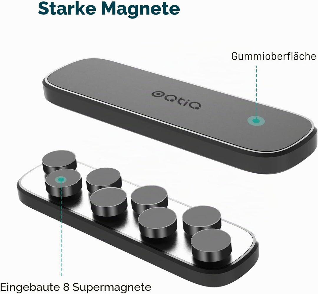OQTIQ Handyhalterung Auto Magnet, Handy Magnethalterung Auto, [2 Stück] Universal Handy Halterung fü