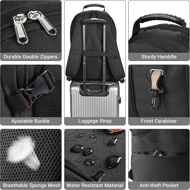 star cloud Schulrucksack Teenager Gross, 18 Zoll Reiserucksack Laptop Rucksack Arbeitsrucksack Herre