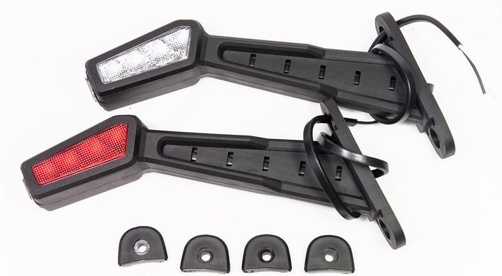 LED Gummi Begrenzungsleuchte Seitenleuchte 12V 24V x 2 mit Positionsleuchte Auto LKW PKW Wohnwagen K