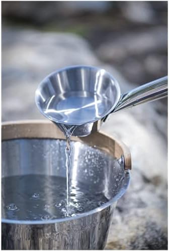 Rento Sauna Bucket and Ladle stainless steel