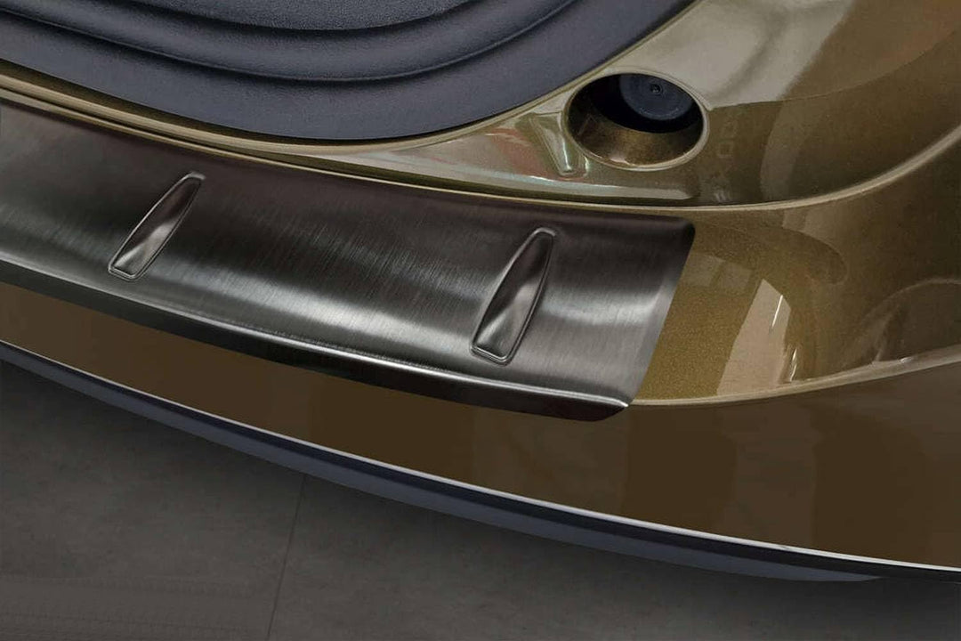 Ladekantenschutz aus Edelstahl in anthrazit mit 3D Abkantung passend für Skoda Kodiaq II ab 12/2023