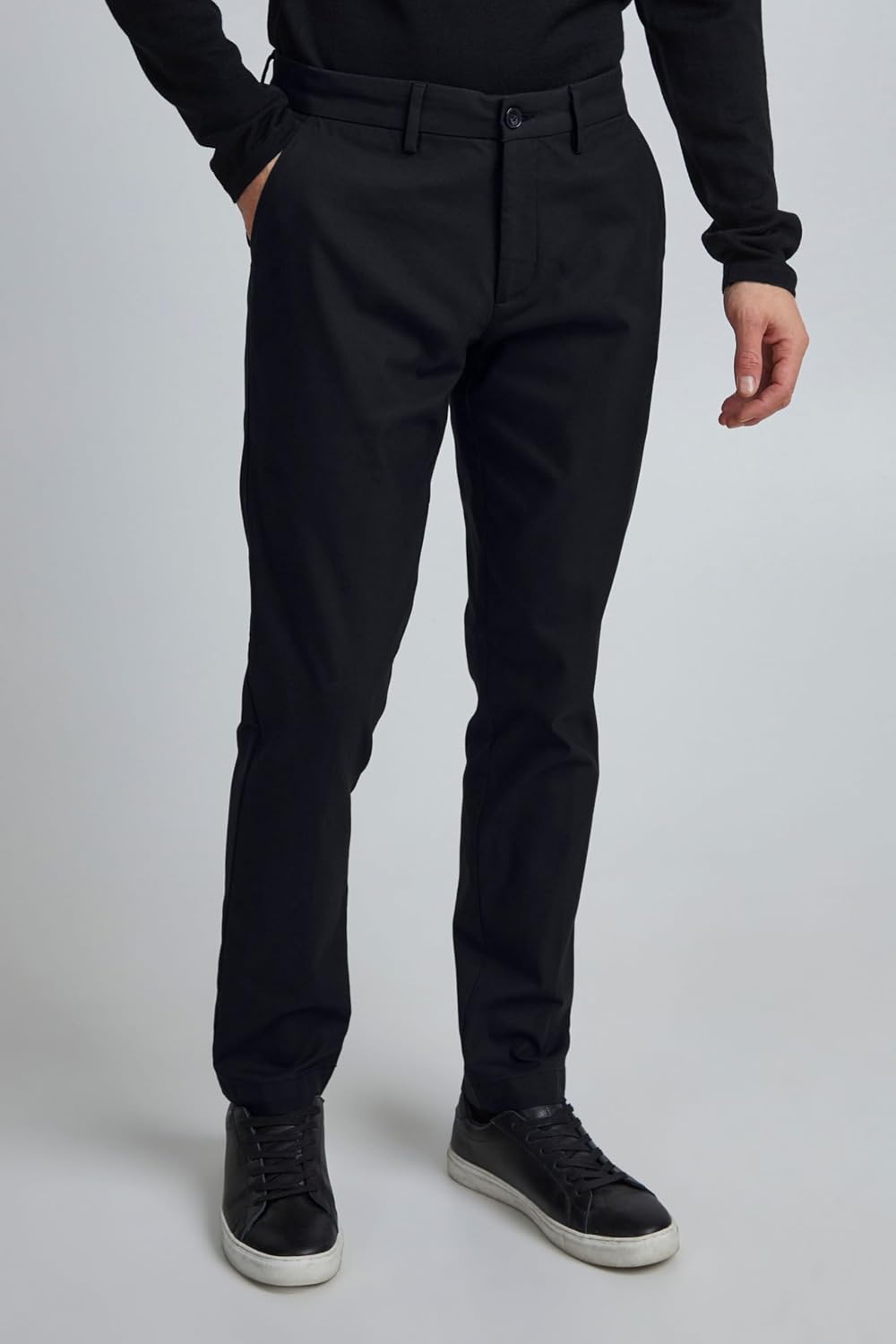 CASUAL FRIDAY CFPhilip Herren Chino Hose Stoffhose mit Stretch Slim Fit 28W / 30L Anthracite Black (