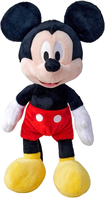 Simba 6315870227 - Disney Minnie Mouse, 25cm Plüschtier im pinken Kleid & 6315870225 - Disney Mickey