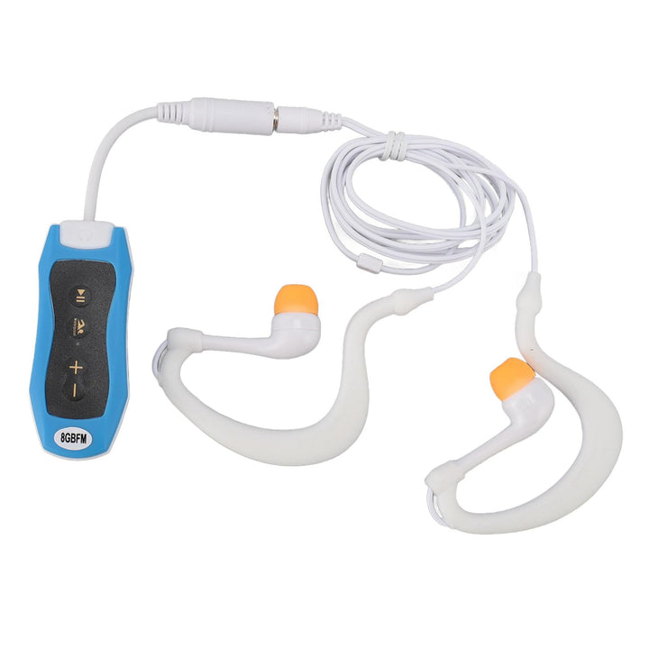 Zunate Ohrhörer-Unterwasser-MP3-Player, Wasserdichter Streaming-Musikplayer mit Kopfhörer Zum Schwim