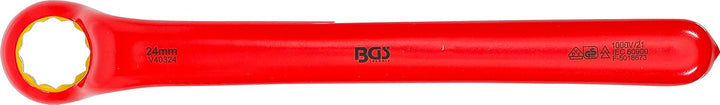 BGS 72024 | VDE-Einringschlüssel | tief gekröpft | SW 24 mm, SW 24 mm
