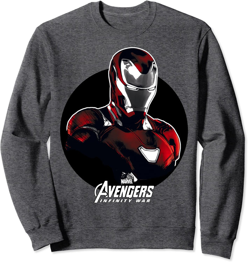 Marvel Avengers: Infinity War Iron Man Circle Portrait Sweatshirt
