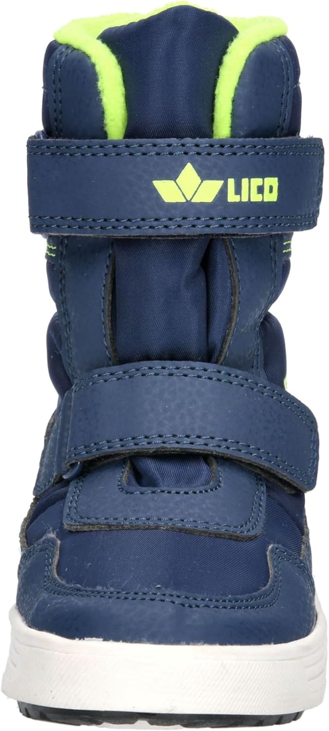 Lico Unisex Kinder Namsos V Schneestiefel 30 EU Marine Lemon, 30 EU Marine Lemon