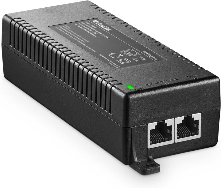 MokerLink Gigabit PoE Injektor, 802.3af/at/bt 60W, 10/100/1000Mbps Ethernet, Plug & Play, Nicht-PoE