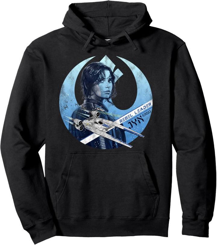 Star Wars Rogue One Jyn Rebel U-Wing Logo Pullover Hoodie