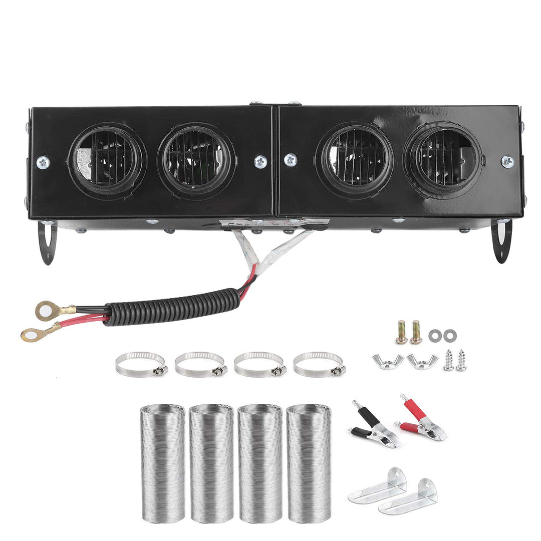 Auto Heizung 12v, 12v Defogger Auto 4 Loch Heizlüfter 12V Defroster Defogger 150W / 300W einstellbar