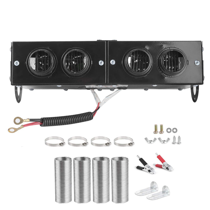 Auto Heizung 12v, 12v Defogger Auto 4 Loch Heizlüfter 12V Defroster Defogger 150W / 300W einstellbar