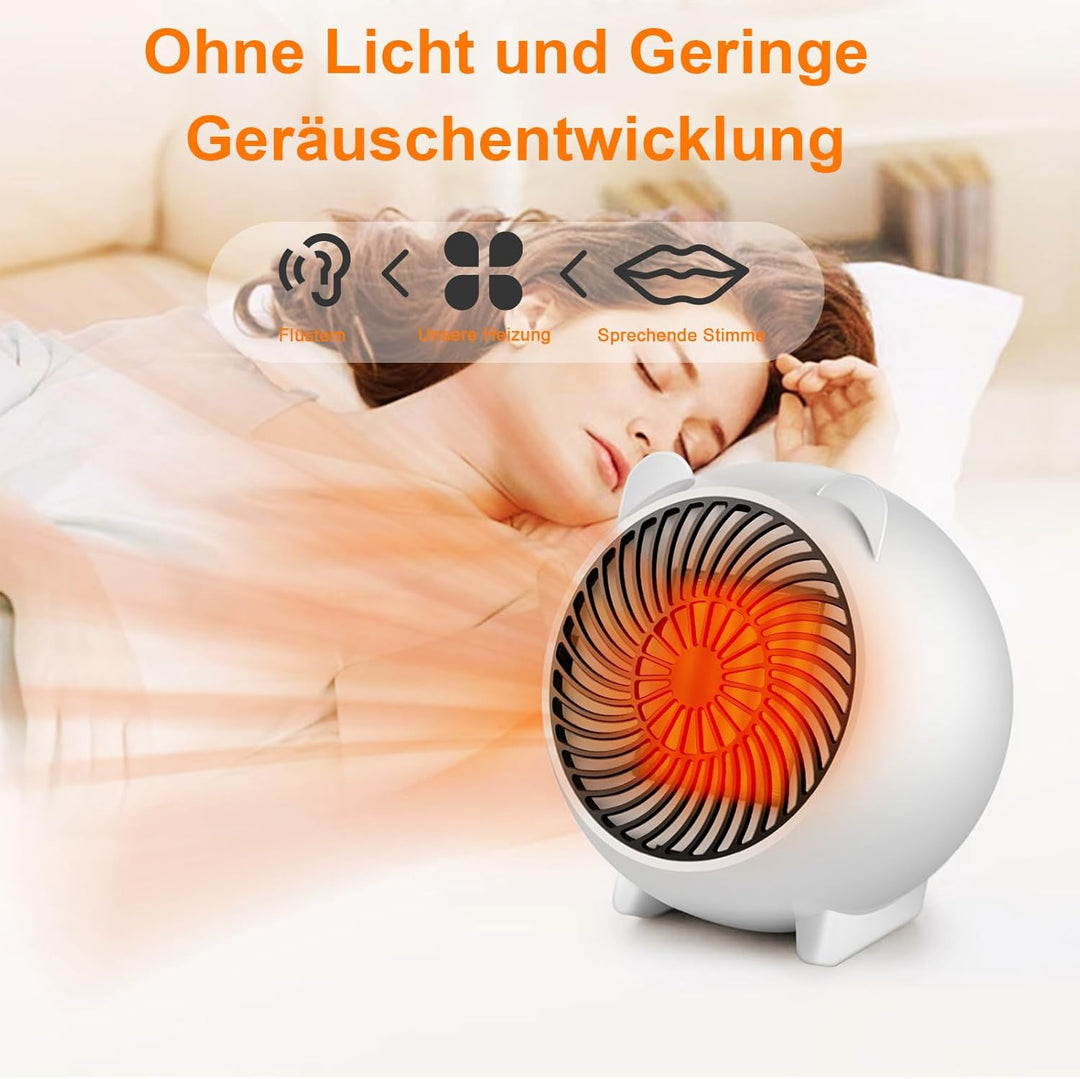 Mursche Heizlüfter energiesparend heizgeräte elektrisch - Heizung leise PTC Keramik heizstrahler inn