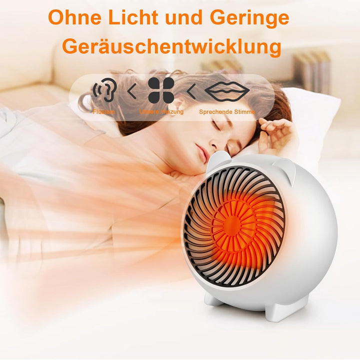 Mursche Heizlüfter energiesparend heizgeräte elektrisch - Heizung leise PTC Keramik heizstrahler inn