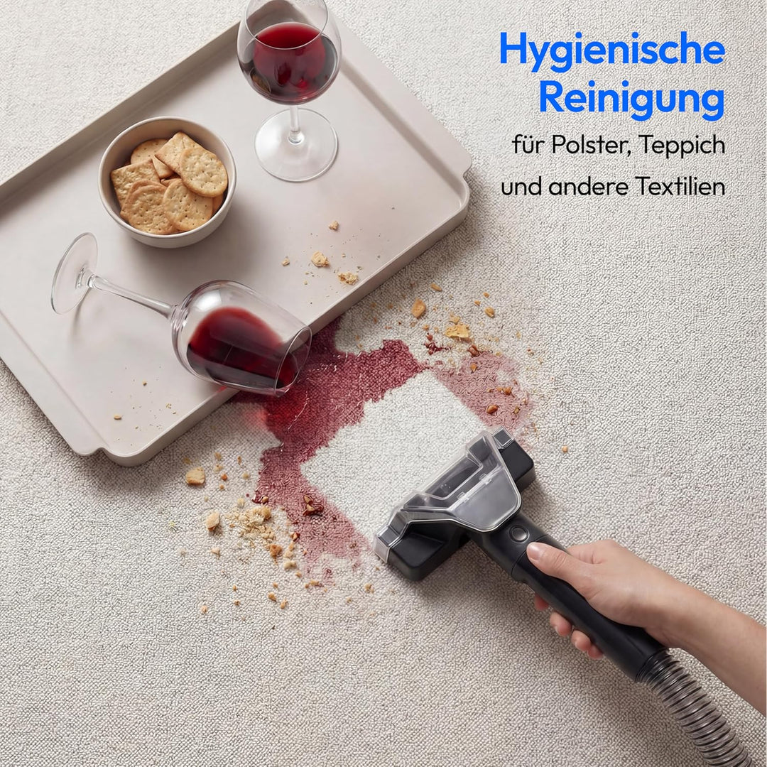 MEDION Polsterreiniger Gerät Waschsauger (Nasssauger für Polster Teppiche Autositze, Frisch und Schm