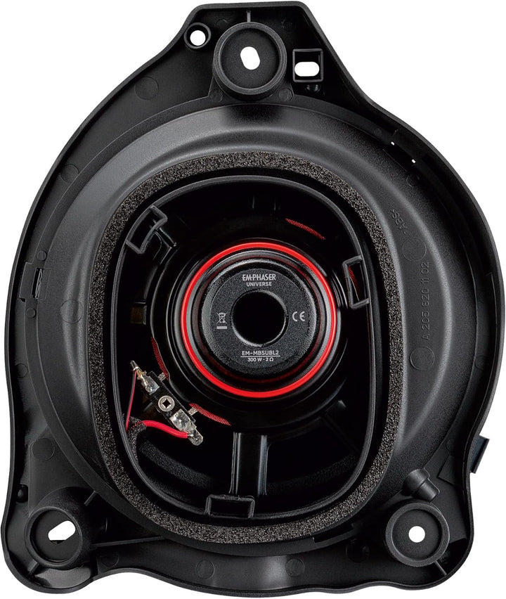 EMPHASER EM-MBSUBL2 – 20 cm / 8“ Auto Subwoofer kompatibel mit Mercedes Benz Fahrzeugen, Plug & Play