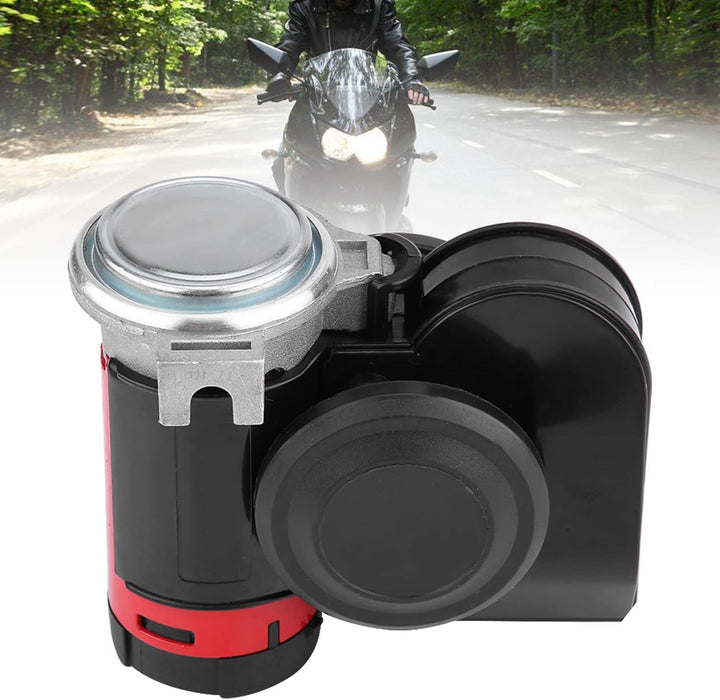 Automotive Air Horn 12V 139Db Laute Elektronische Schnecke Ultra Compact Dual Air Hupe für Motorrad