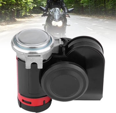 Automotive Air Horn 12V 139Db Laute Elektronische Schnecke Ultra Compact Dual Air Hupe für Motorrad