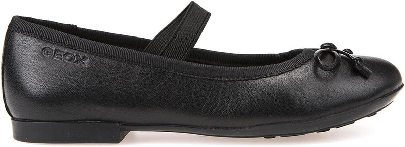 Geox Mädchen Plie B Mary Jane Halbschuhe 35 EU Schwarz, 35 EU Schwarz
