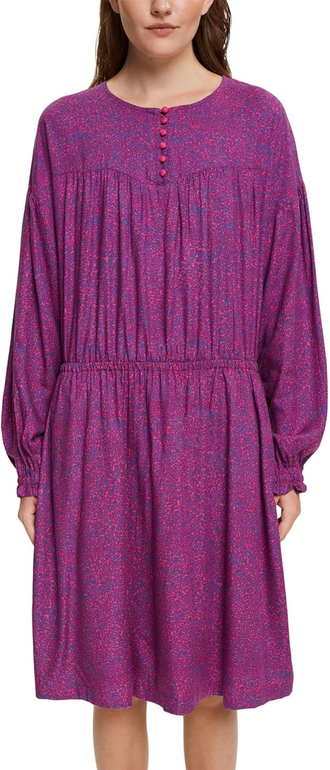 ESPRIT Damen Kleid XL 663/Pink Fuchsia 4, XL 663/Pink Fuchsia 4