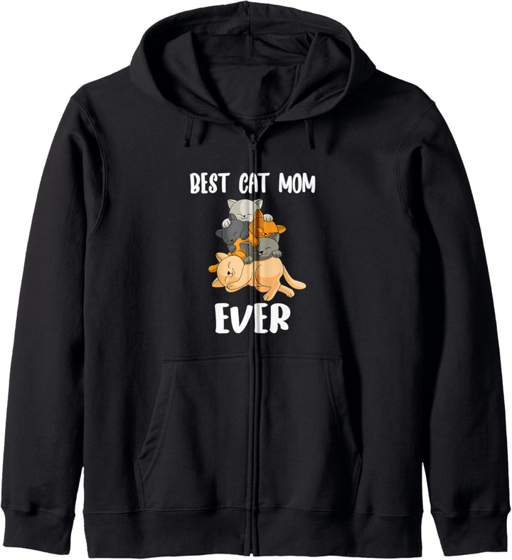 Best Cat Mom Ever Kapuzenjacke