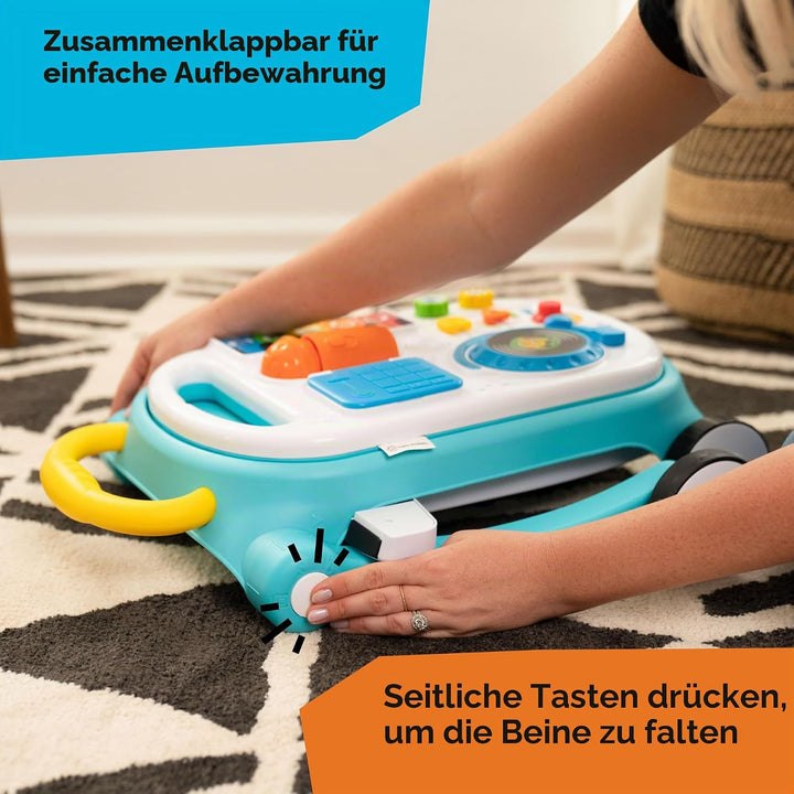 Baby Einstein, Musical Mix ‘N Roll 4-in-1 Baby Lauflernhilfe &amp; Spieltisch, Entdecken Musik, Farben &amp;