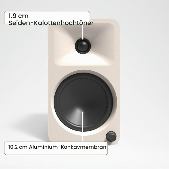 Kanto ORA4 140W Powered Reference Speakers with Bluetooth 5.0 and USB-C Input | 4” Woofers | Bi-Ampl