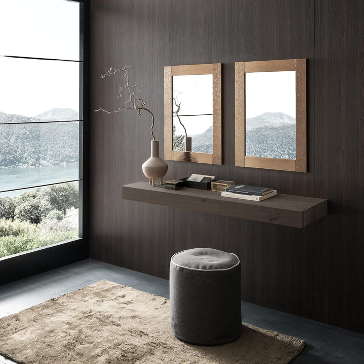 ARHome Spiegel Luxury, 76 x 56 cm, Kupfer, Wandspiegel, Made in Italy 76 x 56 Poliertes Kupfer, 76 x