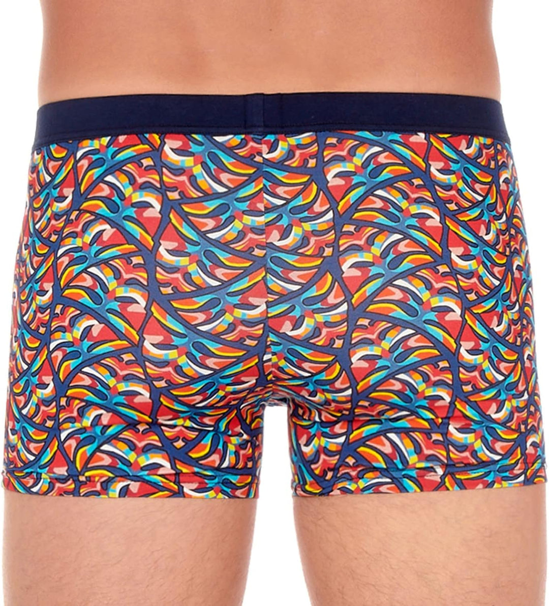 WUKX Herren TURBIE Comfort Boxer Briefs Retroshorts, Imprimé abstrait Multico, Standard