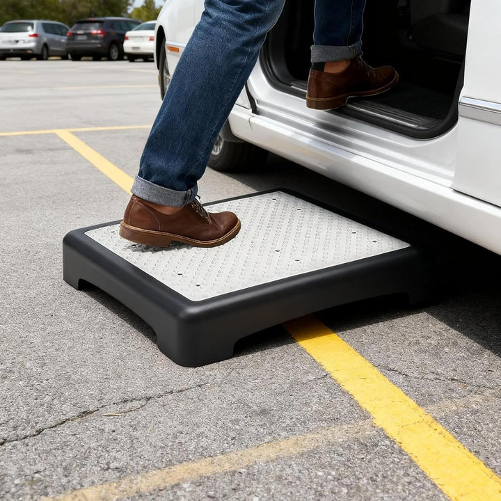 rutschfest Halbstufe Einstiegshilfe Tritthocker Kunststoff Mobility Step Ergonomischer Büro Fusshock