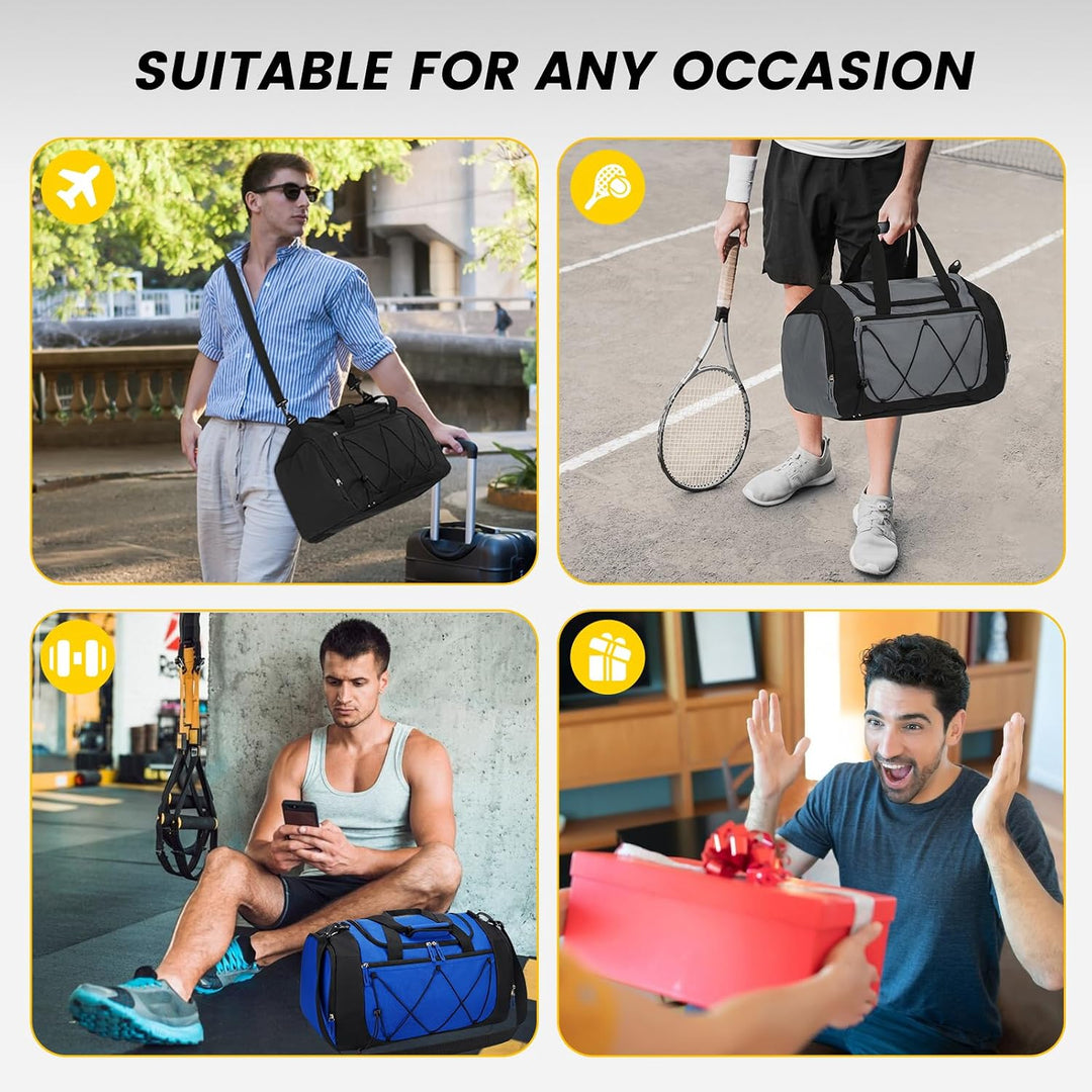 Vorspack 21 Inches Gross Sporttasche Herren Damen – 41L Gym Bag mit Schuhfach Leichte Gym Tasche für
