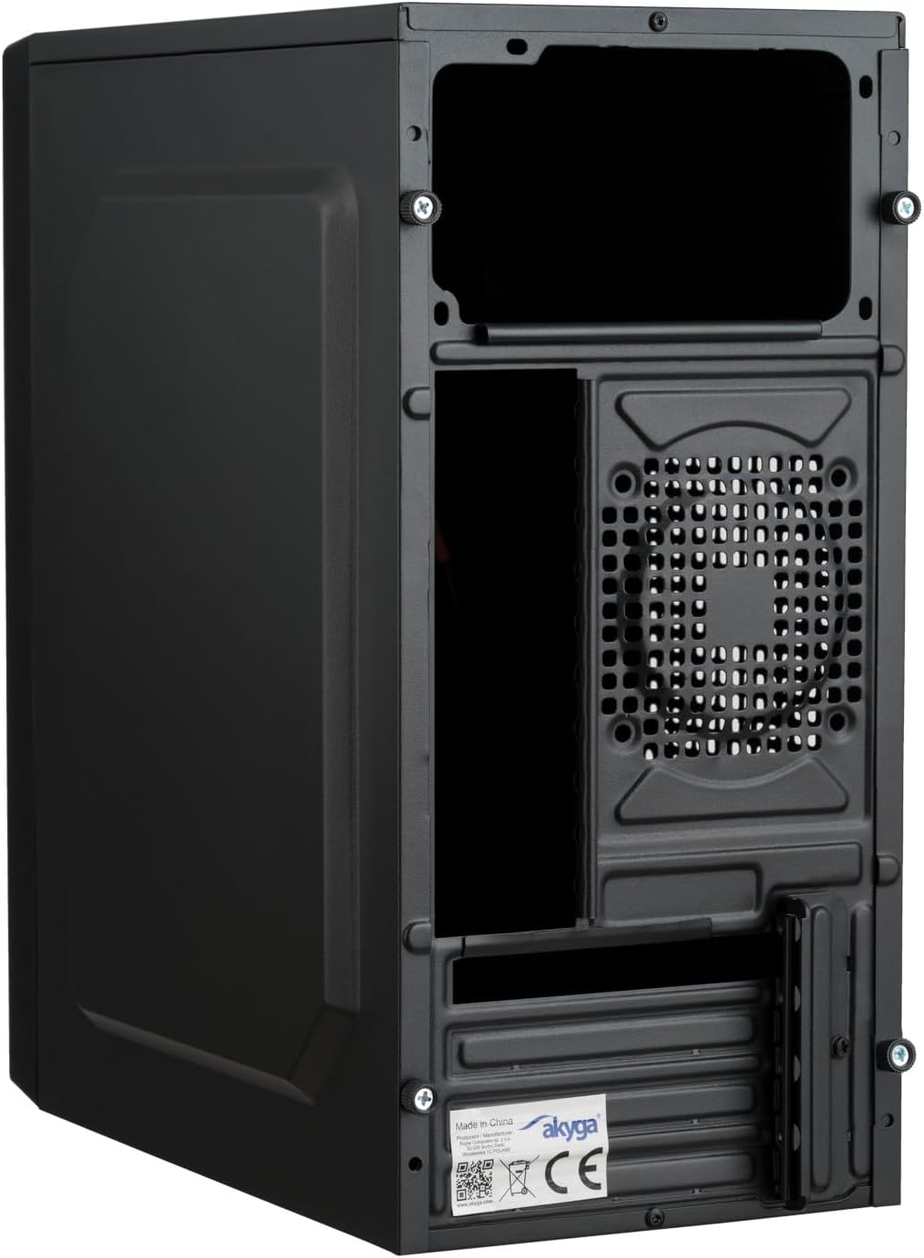 Micro ATX Akyga AK36BK Gehäuse 1x USB 3.0 schwarz ohne PSU