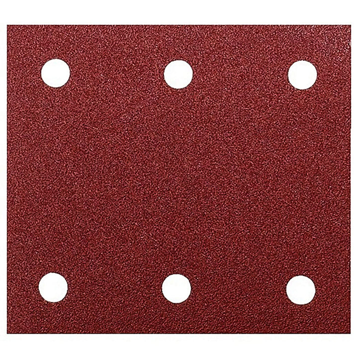 Makita Klett-Schleifstreifen, Rot, Korn 100 - 114 x 102 Korn 100 (50 St) Inhalt: 50 Stk Korn 100, In
