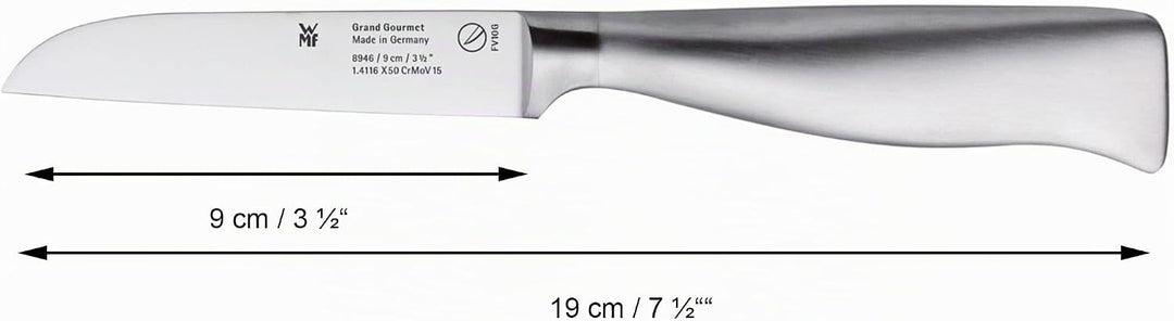 WMF Grand Gourmet Gemüsemesser 19 cm, Made in Germany, Messer geschmiedet, Performance Cut, Spezialk