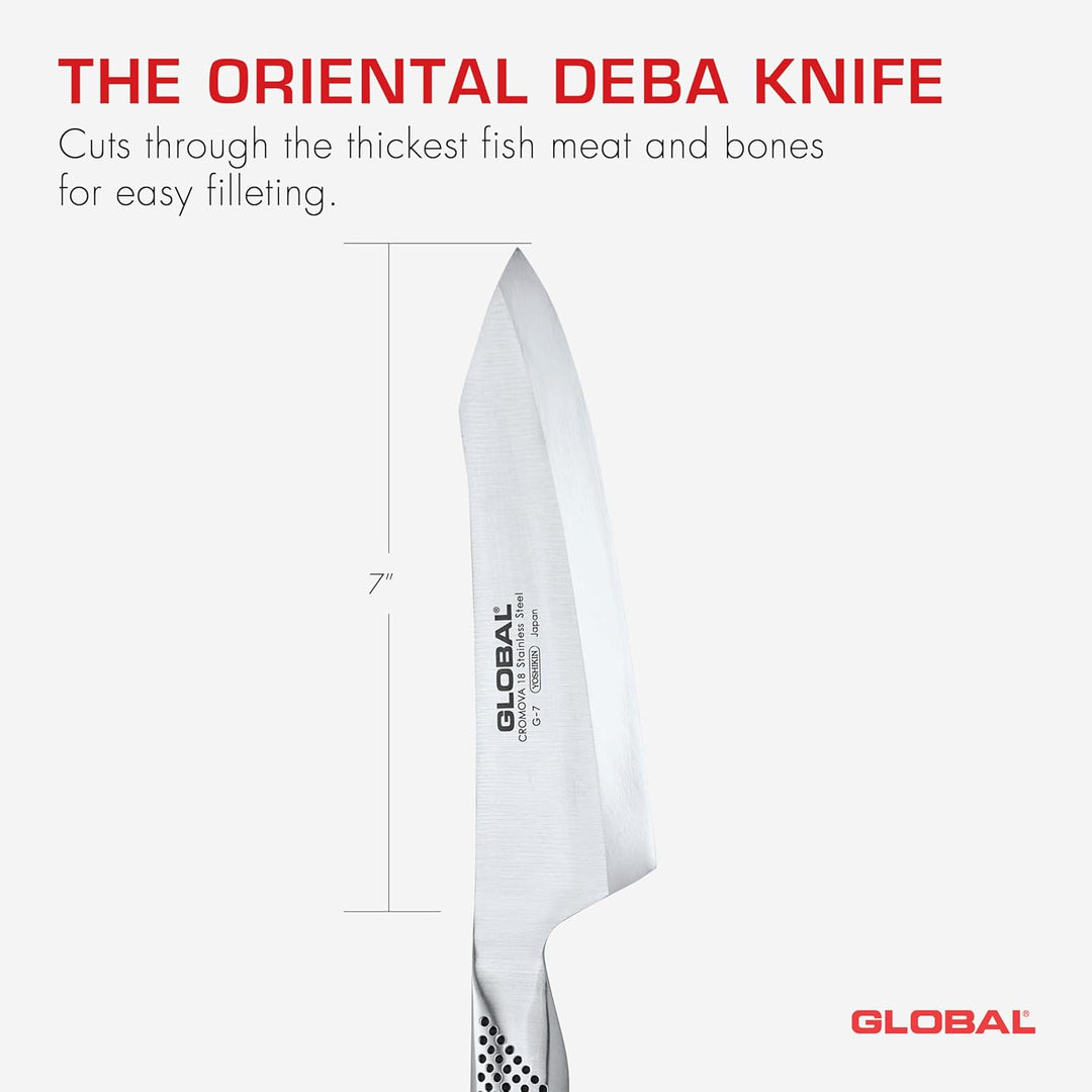 Global G-7R Fleischmesser, 18 cm