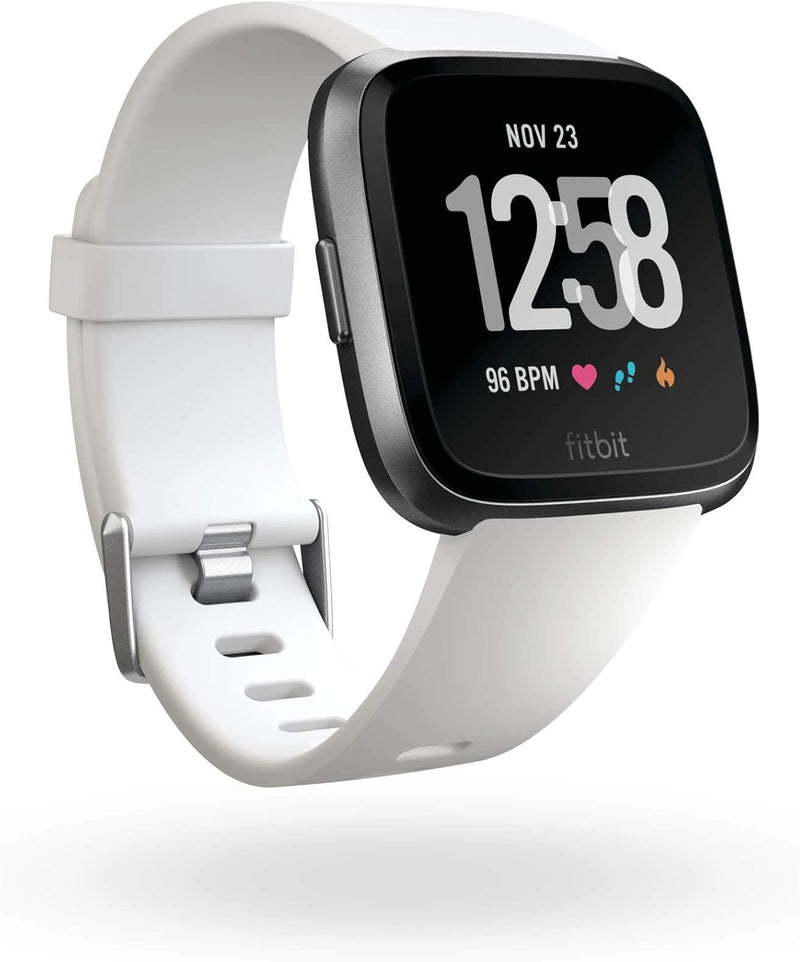 Fitbit Versa Gesundheits- & Fitness Smartwatch mit Herzfrequenzmessung, 4+ Tage Akkulaufzeit & Wasse