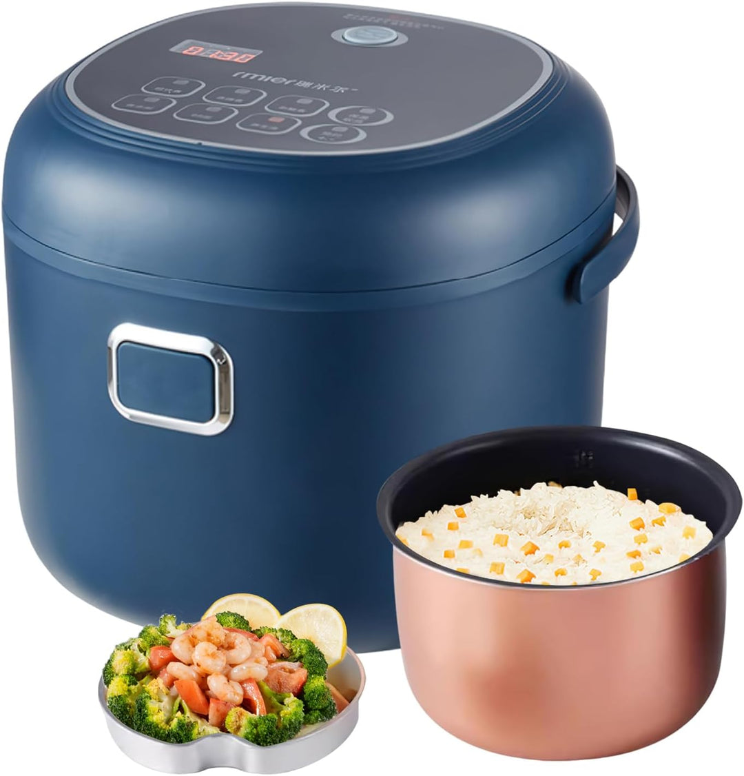 Reiskocher, Reiskocher für Auto, 200 W, Reiskochers Kapazität 2/3 l, tragbarer elektrischer Reiskoch