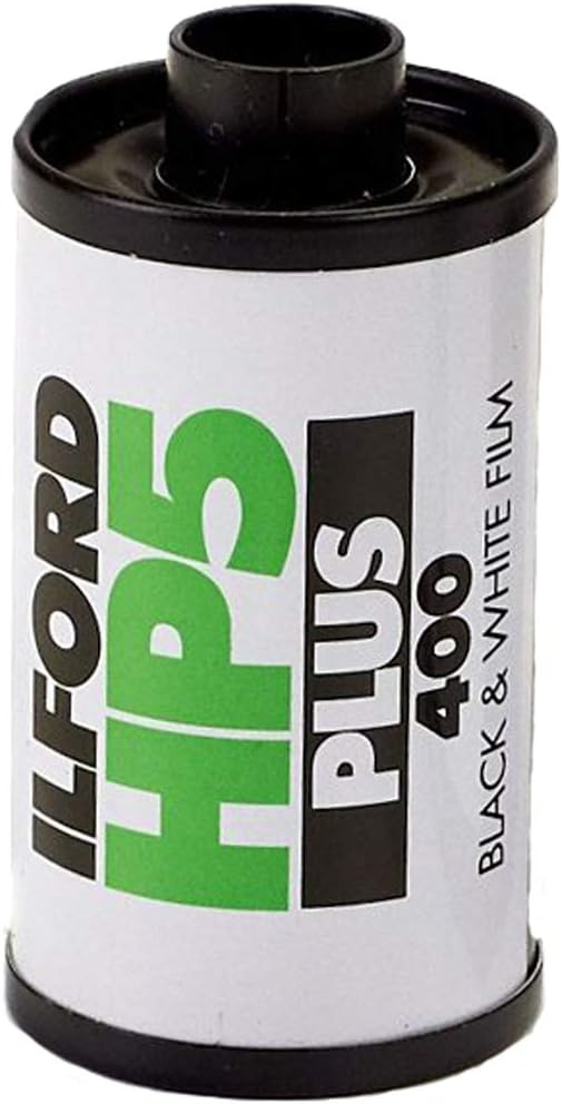 Ilford HP5 Plus Schwarzweissfilm, 35mm, 36 Belichtungen pro Rolle, 5 Rollen