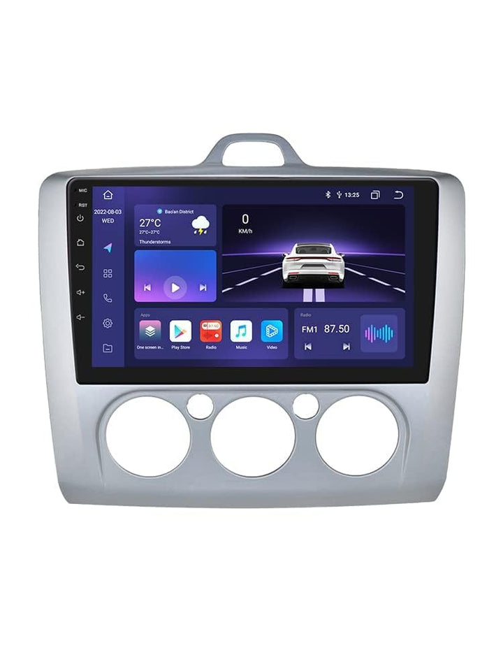 Hizpo Android 12 Auto Stereo Bluetooth Freisprecheinrichtung Kompatibel mit Ford Focus Exi MT 2 3 Mk