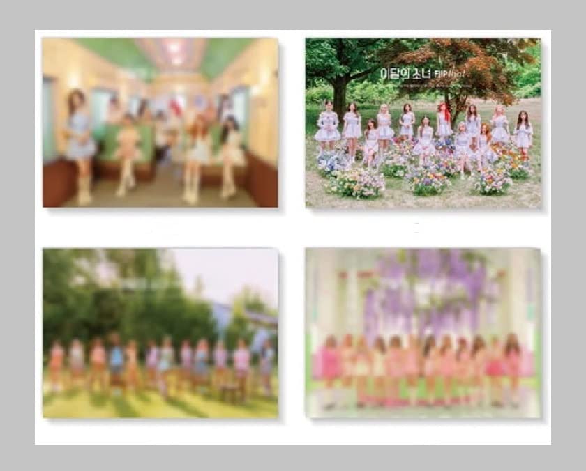 DREAMUS Monatliches Mädchen Loona Flip That Summer Special Mini Album Inhalt + 1p Faltposter auf Pac