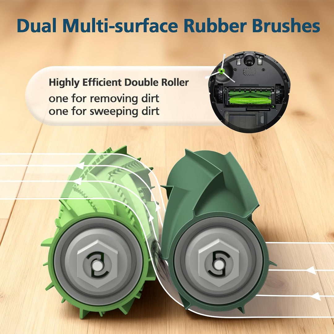 4 Set Rollen Bürste für iRobot Roomba E/I/J Series e5 e6 e7 i1 i1+ i2 i3 i3+ i4 i4+ i6 i6+i7 i7+ i8