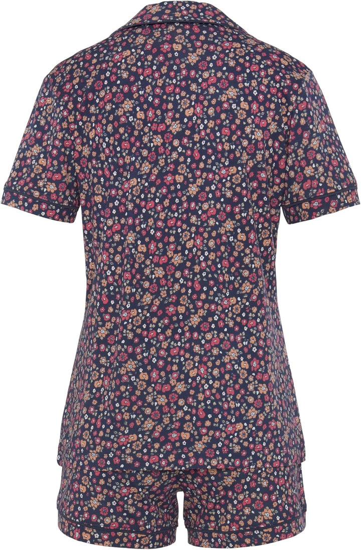 s.Oliver Damen Pyjamaset, Blumendruck