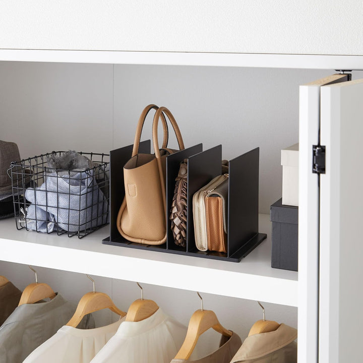 YAMAZAKI Home Smart Geldbörse Organizer/Tasche Trennwand für Schrank Regal - ABS Kunststoff Einheits